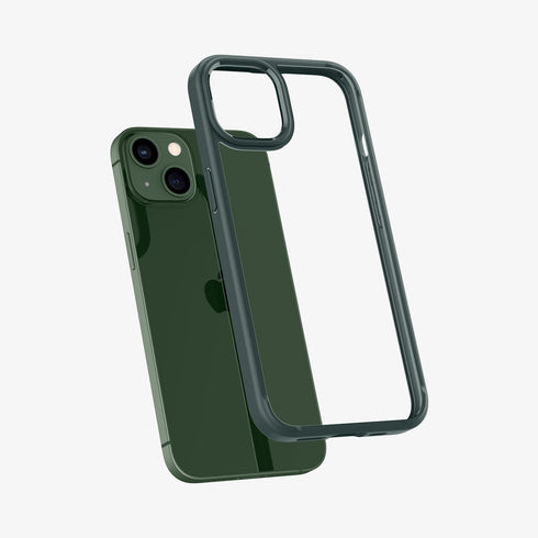 ACS03204 - iPhone 13 Pro Max Case Ultra Hybrid in crystal clear showing the back